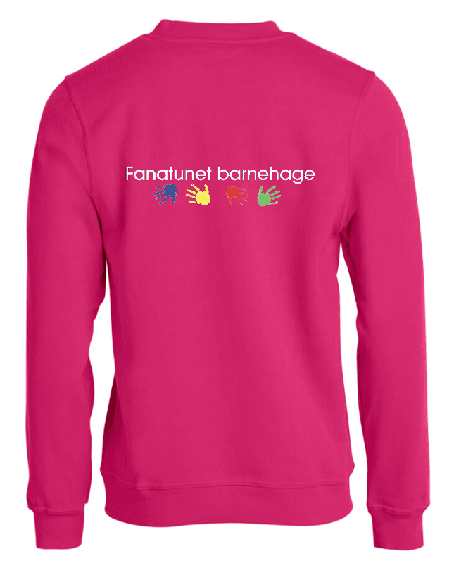 Rundhalset Genser Unisex Basic Fanatunet Barnehage