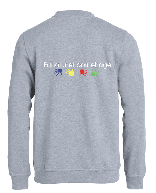 Rundhalset Genser Unisex Basic Fanatunet Barnehage